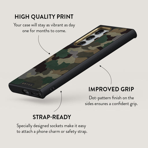 Tropical Green Camo - Samsung Galaxy S23 Ultra Case 13