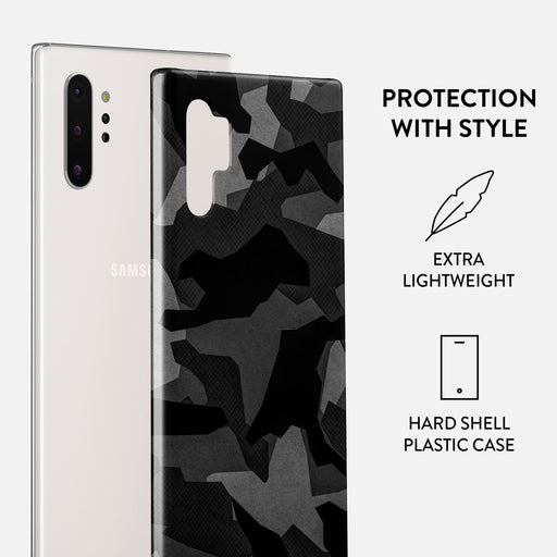 Night Black Camouflage - Samsung Galaxy Note 10 Plus Case 2