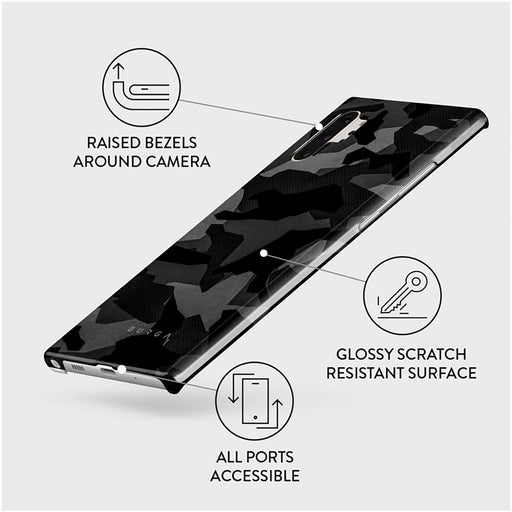 Night Black Camouflage - Samsung Galaxy Note 10 Plus Case 3