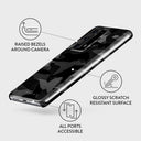 Night Black Camouflage - Huawei P40 Pro Plus Case 3