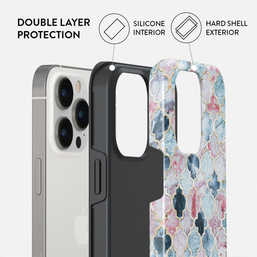 Pink Beach - Mosaic iPhone 13 Pro Max Case 6