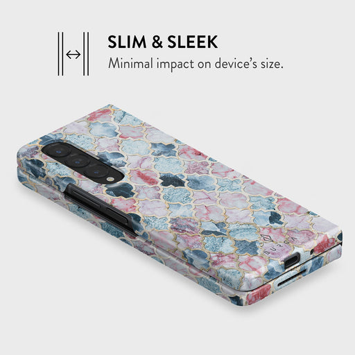 Pink Beach - Mosaic Samsung Galaxy Z Fold 4 Case 4