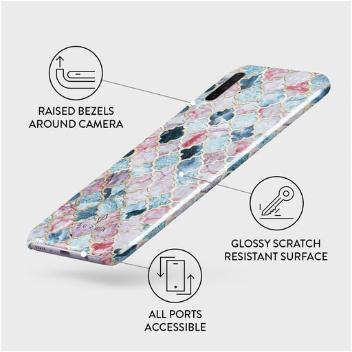 Pink Beach - Mosaic Samsung Galaxy A70 Case 3