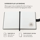 Fire Wood - Brown Marble Notebook 9