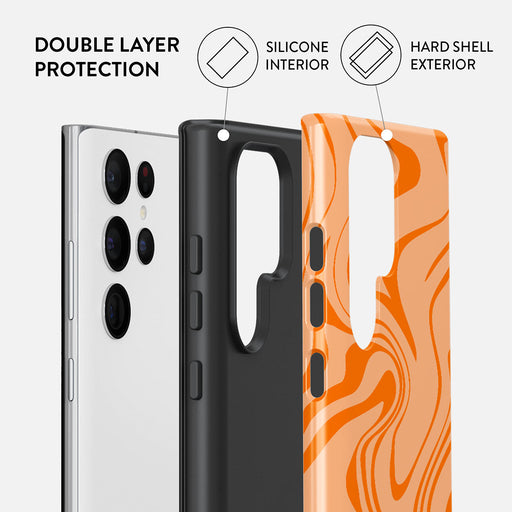 High Vibrations - Color Swirl Samsung Galaxy S22 Ultra Case 6