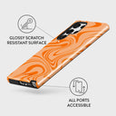 High Vibrations - Color Swirl Samsung Galaxy S22 Ultra Case 7
