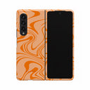 High Vibrations - Color Swirl Samsung Galaxy Z Fold 3 Case 1