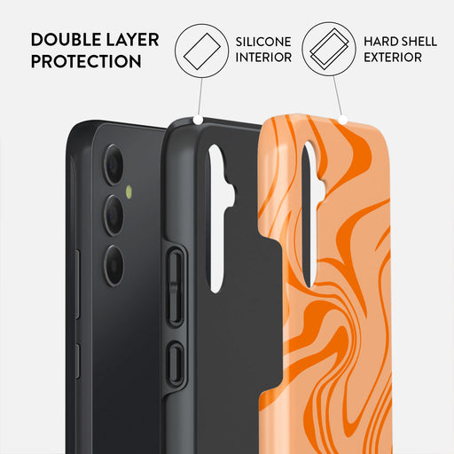 High Vibrations - Color Swirl Samsung Galaxy A34 Case 2