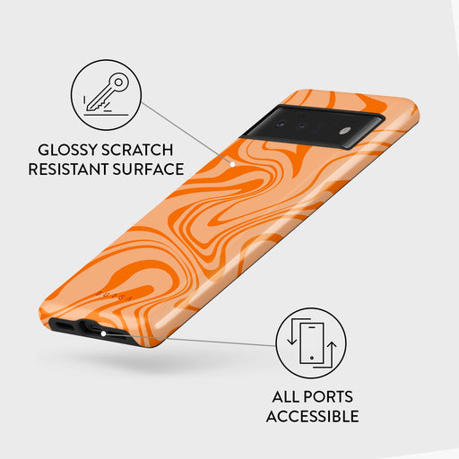High Vibrations - Color Swirl Google Pixel 6 Pro Case 3