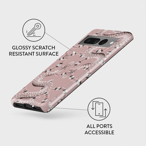 Poolside Glam - Snakes Google Pixel 7 Pro Case 3