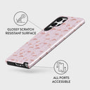 Nostalgic Pink - Flamingos Samsung Galaxy S22 Ultra Case 7