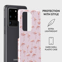 Nostalgic Pink - Flamingos Samsung Galaxy S20 Ultra 4G / 5G Case 2