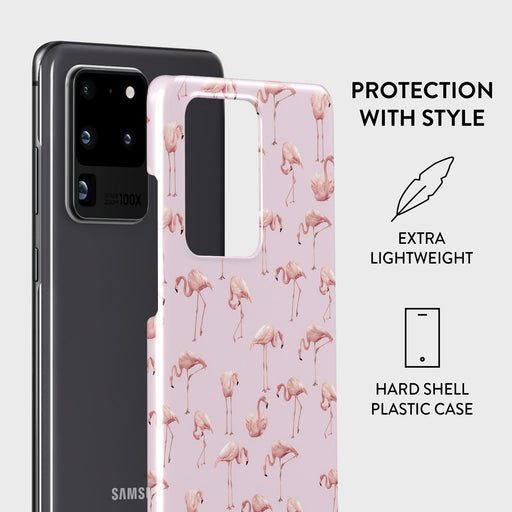 Nostalgic Pink - Flamingos Samsung Galaxy S20 Ultra 4G / 5G Case 2