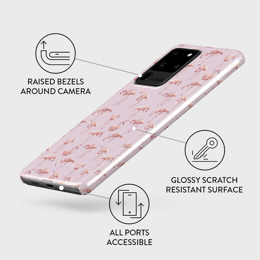Nostalgic Pink - Flamingos Samsung Galaxy S20 Ultra 4G / 5G Case 3