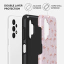 Nostalgic Pink - Flamingos Samsung Galaxy A13 4G Case 2