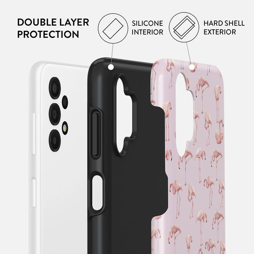 Nostalgic Pink - Flamingos Samsung Galaxy A13 4G Case 2