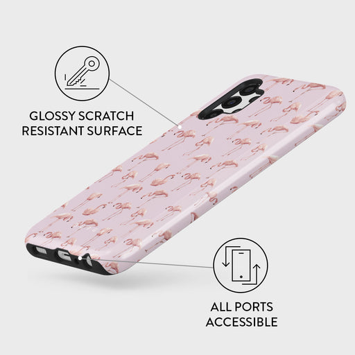 Nostalgic Pink - Flamingos Samsung Galaxy A13 4G Case 3