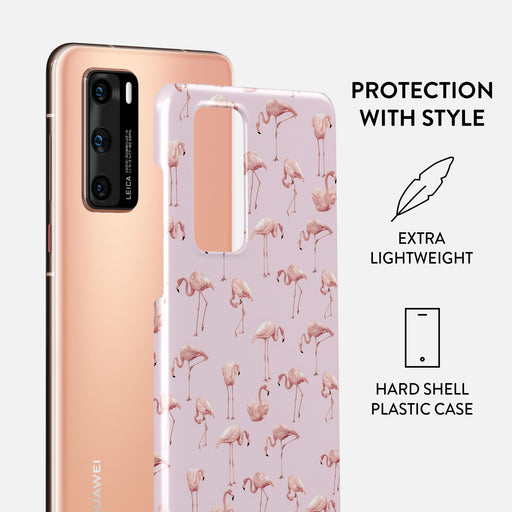 Nostalgic Pink - Flamingos Huawei P40 Case 2