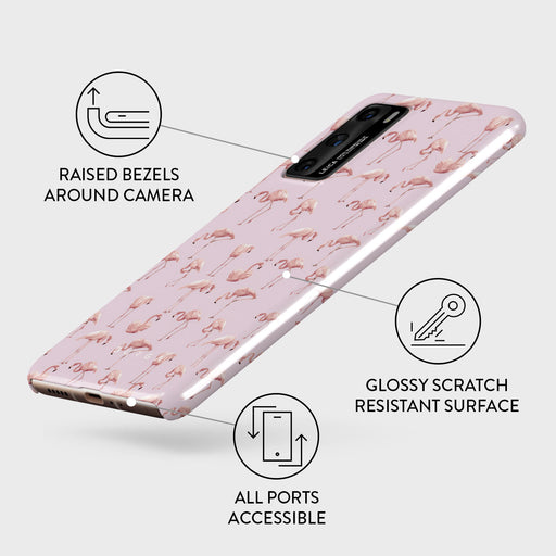 Nostalgic Pink - Flamingos Huawei P40 Case 3