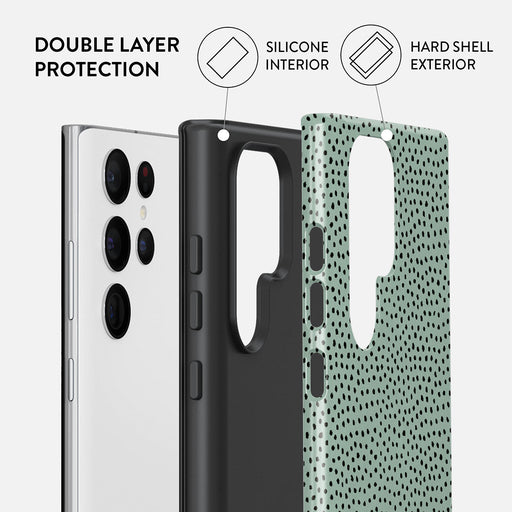Mint Gelato - Dots Samsung Galaxy S22 Ultra Case 6