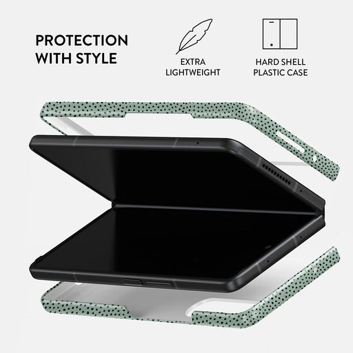 Mint Gelato - Dots Samsung Galaxy Z Fold 4 Case 2