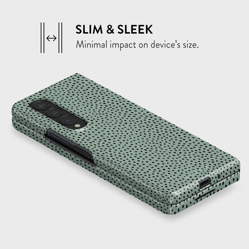 Mint Gelato - Dots Samsung Galaxy Z Fold 4 Case 4