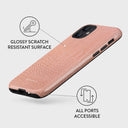 Pink Croco - iPhone 12 Case 7