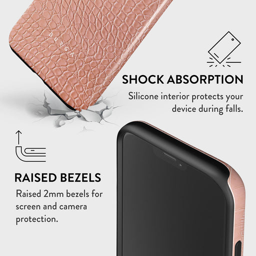 Pink Croco - iPhone 12 Case 8