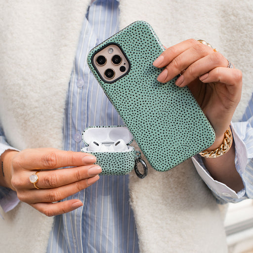 Mint Gelato - Dots iPhone SE (2020) Case 13