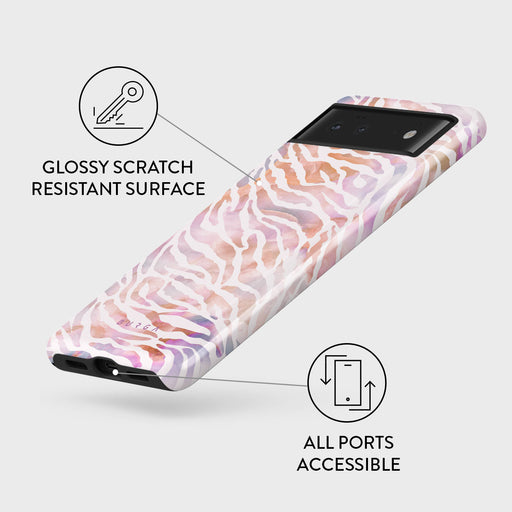 Sultry July - Zebra Google Pixel 6a Case 3