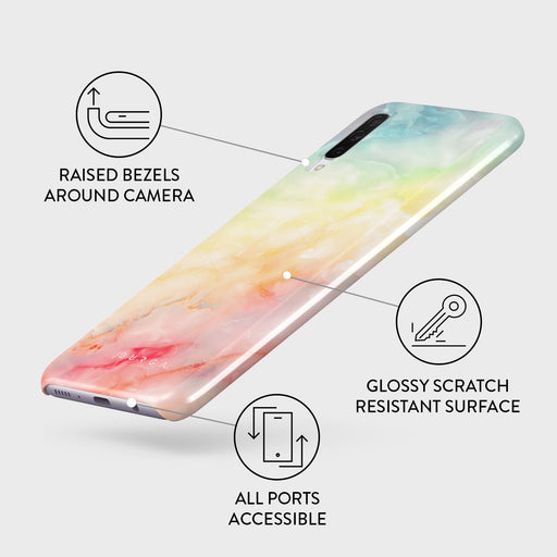 New Flame - Rainbow Samsung Galaxy A70 Case 3