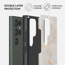 Vanilla Sand - Marble Samsung Galaxy S23 Ultra Case 6