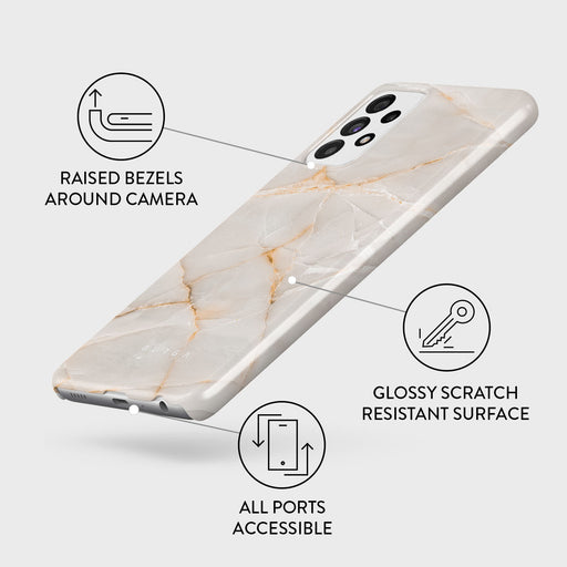Vanilla Sand - Marble Samsung Galaxy A52 / A52S 4G / 5G Case 3
