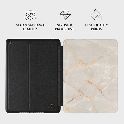 Vanilla Sand - Marble iPad 10.2 (9th/8th/7th Gen) Case 3