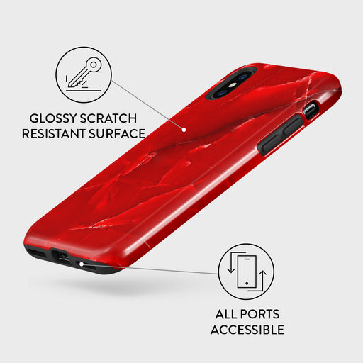 Wild Blaze - Red iPhone XS Max Case 7