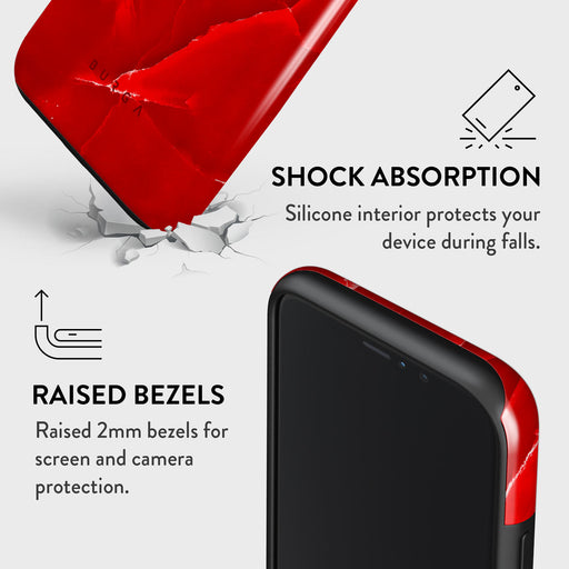 Wild Blaze - Red iPhone XS Max Case 8