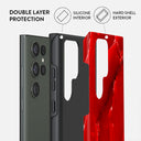 Wild Blaze - Red Samsung Galaxy S23 Ultra Case 6