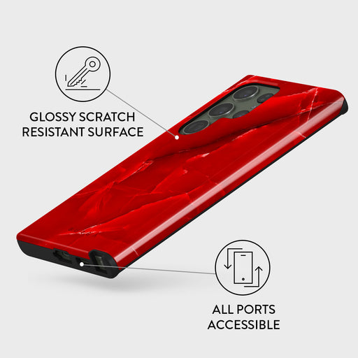 Wild Blaze - Red Samsung Galaxy S23 Ultra Case 7