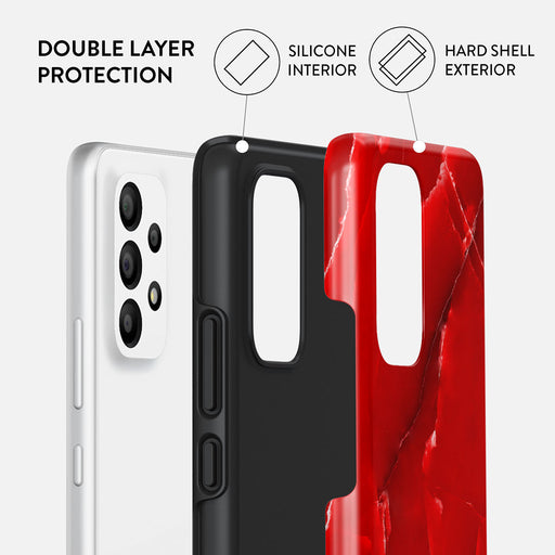 Wild Blaze - Red Samsung Galaxy A33 Case 2