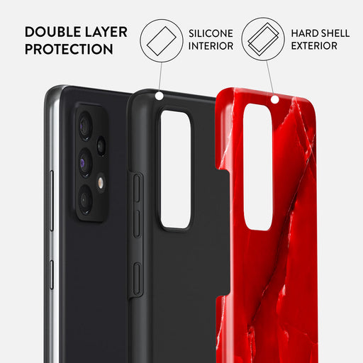 Wild Blaze - Red Samsung Galaxy A52 / A52S 4G / 5G Case 6