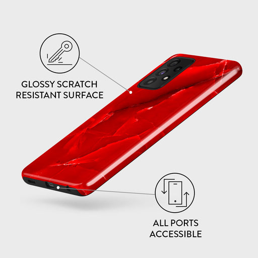 Wild Blaze - Red Samsung Galaxy A52 / A52S 4G / 5G Case 7