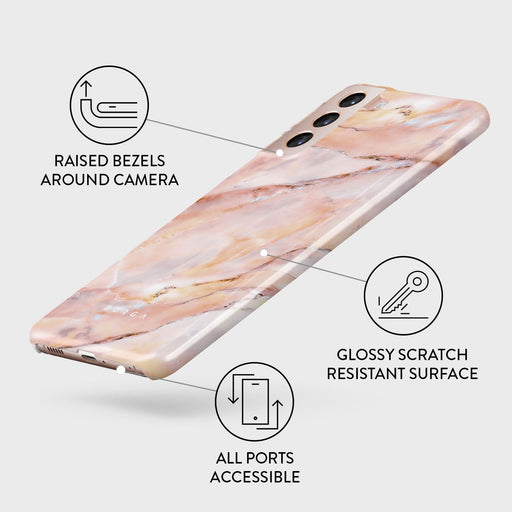 Morning Sunshine - Pastel Marble Samsung Galaxy S21 Plus Case 3