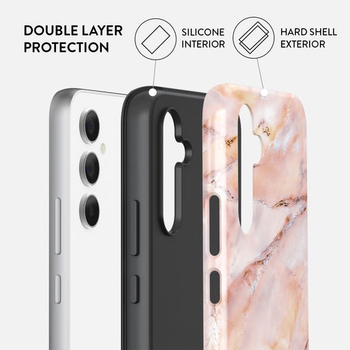 Morning Sunshine - Pastel Marble Samsung Galaxy A54 Case 2