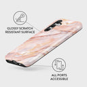 Morning Sunshine - Pastel Marble Samsung Galaxy A54 Case 3