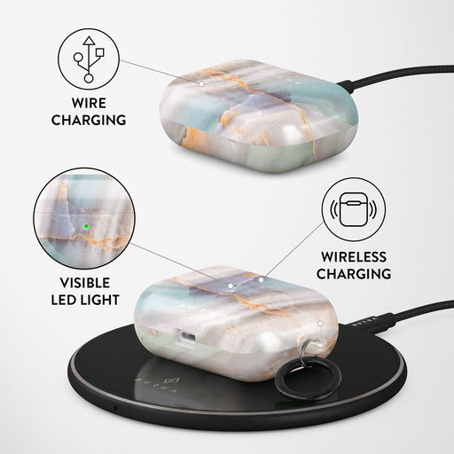 Pastel Hues - Colorful Marble AirPods Pro Case 3
