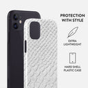 Glacial Desert - White Snakeskin iPhone 12 Mini Case 2