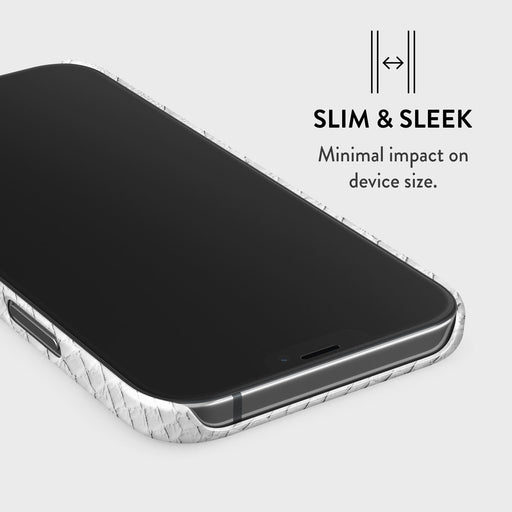 Glacial Desert - White Snakeskin iPhone 12 Mini Case 4