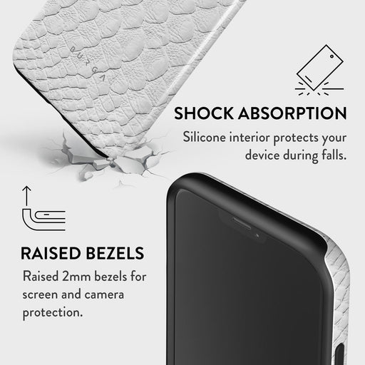 Glacial Desert - White Snakeskin iPhone 12 Pro Case 8