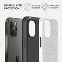 Glacial Desert - White Snakeskin iPhone 12 Pro Case 6