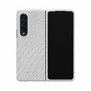 Glacial Desert - White Snakeskin Samsung Galaxy Z Fold 3 Case